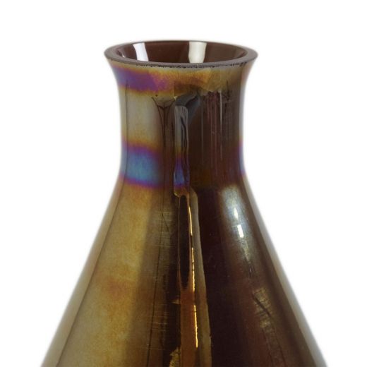 Hubble Vase lustre brown h28 d23,5cm