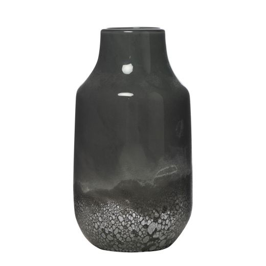 Atlas Vase grey h25 d14,5cm