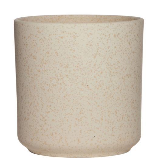 Cylinder Planter Ceramic off white h13 d13 