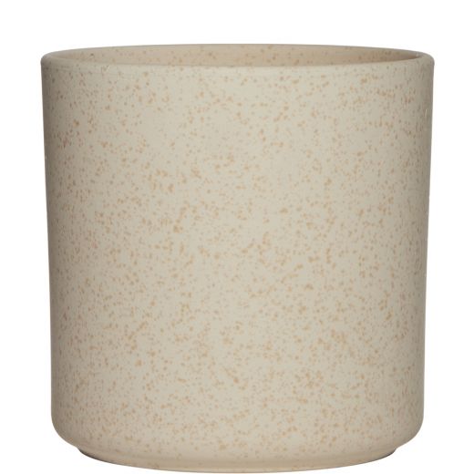 Cylinder Planter Ceramic off white h17 d17 