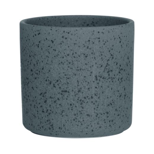 Cylinder Planter Ceramic black h13 d13 