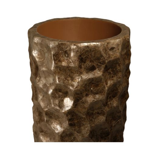 Honeycomb Planter gold h120 d40 