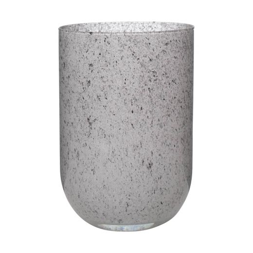 Essentials Emilia Granite Vase grey h20 d14 