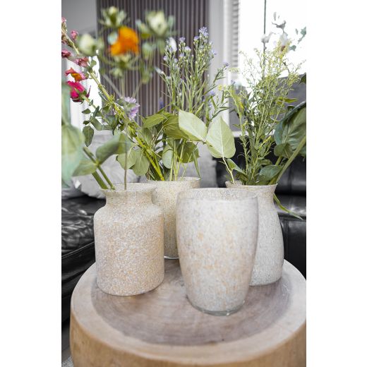 Essentials Julia Granite Vase sable h20 d14 