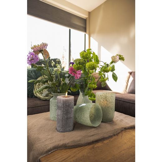 Essentials Emilia Granite Vase green h20 d14 