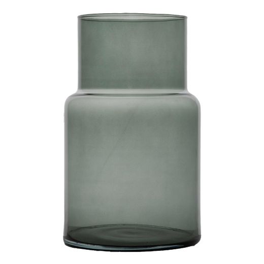 Essentials Tommy Vase Transparent gris foncé h30 d18,5