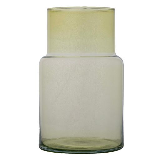 Essentials Tommy Vase Transparent Nile green h30 d18,5