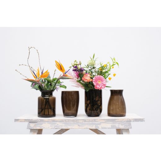 Essentials Hood Transparent Vase Topas h20 d14 