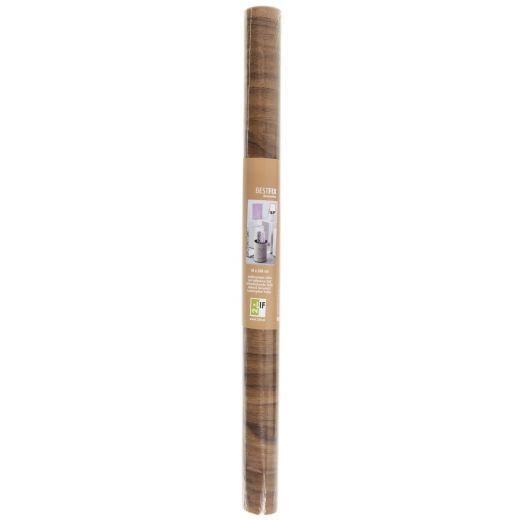 Walnut wood bestfix Zelfklevende Folie Mini rol bruin 45cmx2mtr