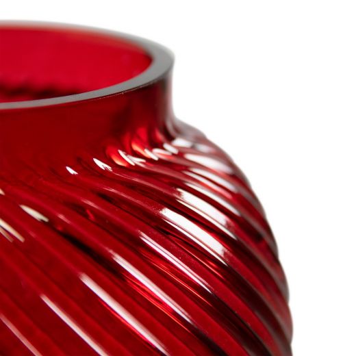 Bellini Vase red h23 d18cm