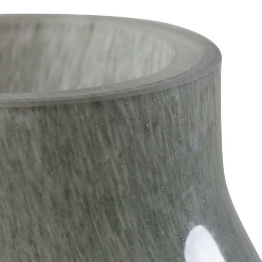 Minya Vase swirl green grey h43 d14cm