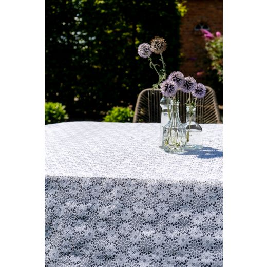 Denali Pvc Lace Tablecloth white 140cm20mtr 