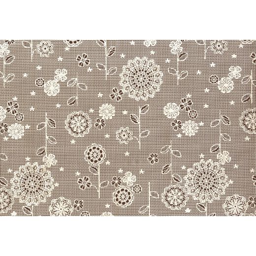 Chatelaine Beige Toile cirée 140cm20mtr 