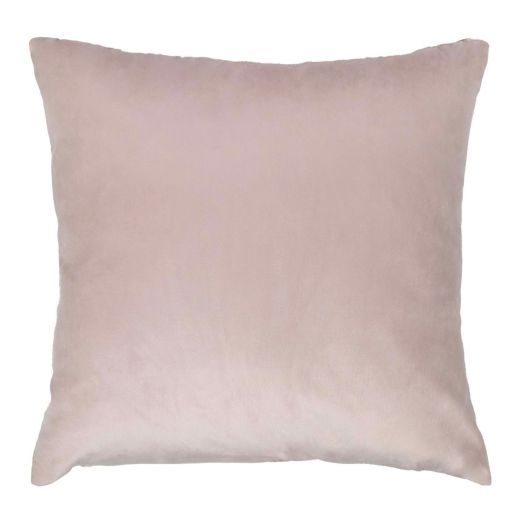 Cushion velvet soft pink print leaf gold 45 x 45 cm