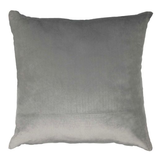 Cushion velvet l. grey & corduroy 45 x 45 cm