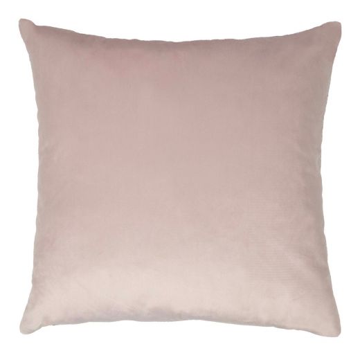 Cushion velvet soft pink & corduroy 45 x 45 cm