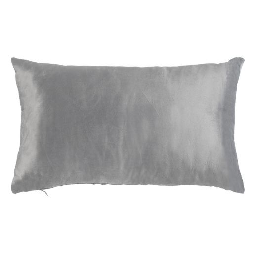 Cushion velvet l. grey & corduroy 30 x 50 cm