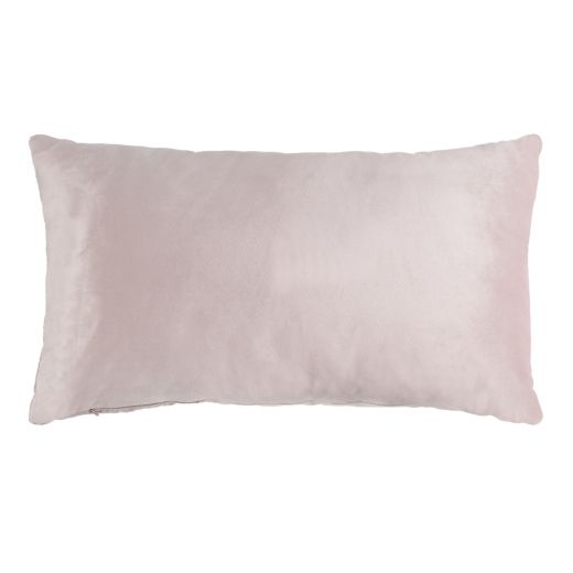 Cushion velvet soft pink & corduroy 30 x 50 cm