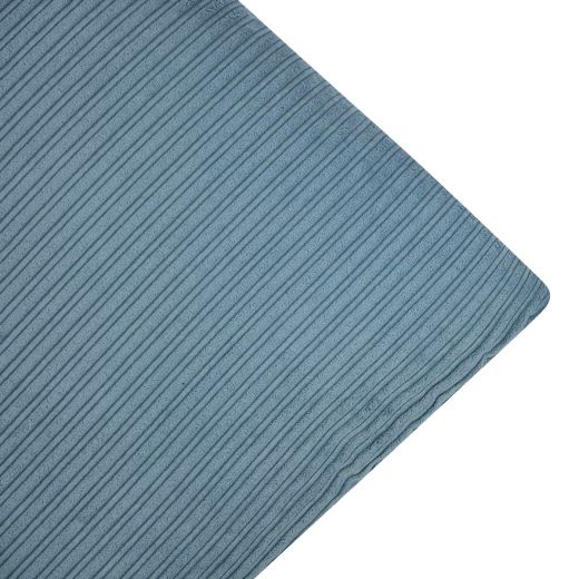 Duke Velvet Rib kussen ijs blauw 45x45cm 