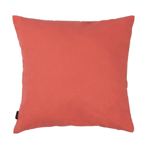 Flannel coral red Cushion 45 cm x 45 cm