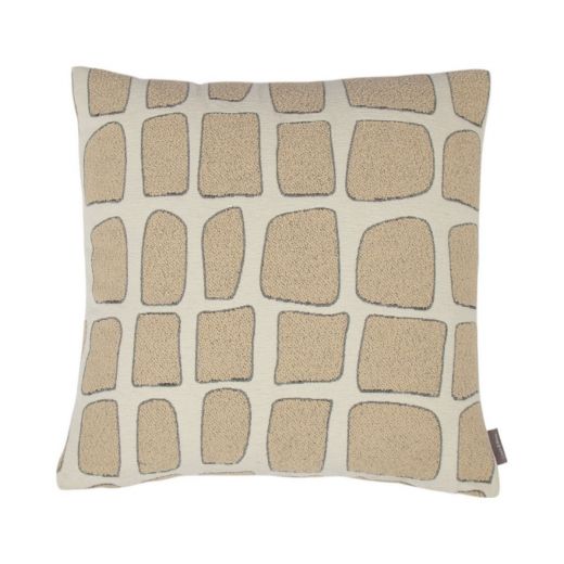 Doby Chenille Kissen creme  45x45cm 