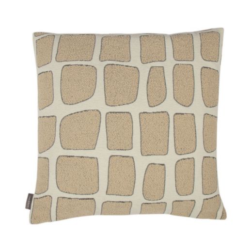 Doby Chenille Kissen creme  45x45cm 