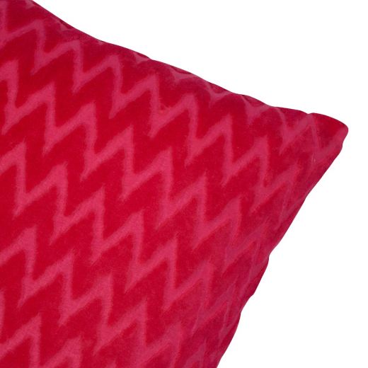 Cleo Kussen chevron roze 45x45cm