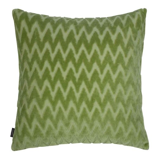 Cleo Kussen chevron groen 45x45cm