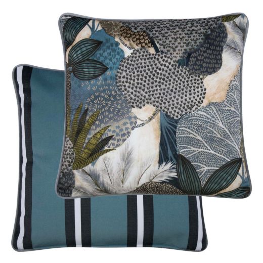 Lera coussin multi bleu 45x45 cm