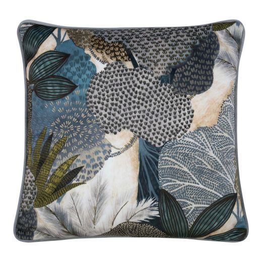 Lera coussin multi bleu 45x45 cm