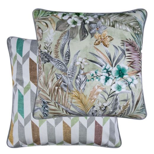 Liya coussin clair vert 45x45 cm