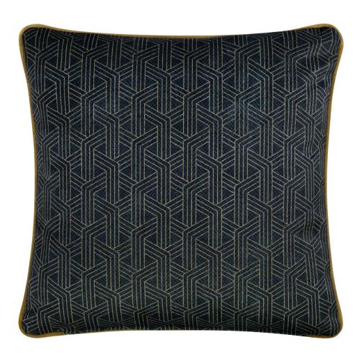 Joka coussin noir/jaune 45x45 cm