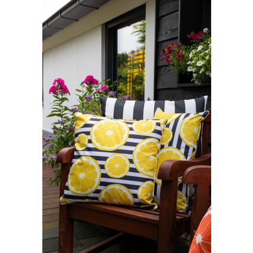 Citro Outdoor kussen geel  45 x 45 cm 