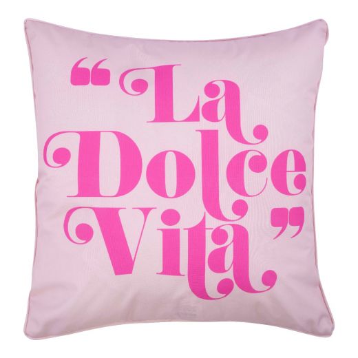 Dolce Vita  Outdoor Kussen rose  45 x 45 cm 