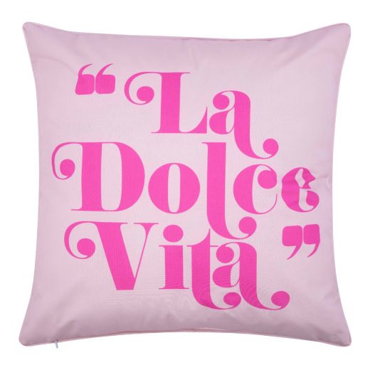 Dolce Vita  Outdoor Kussen rose  45 x 45 cm 