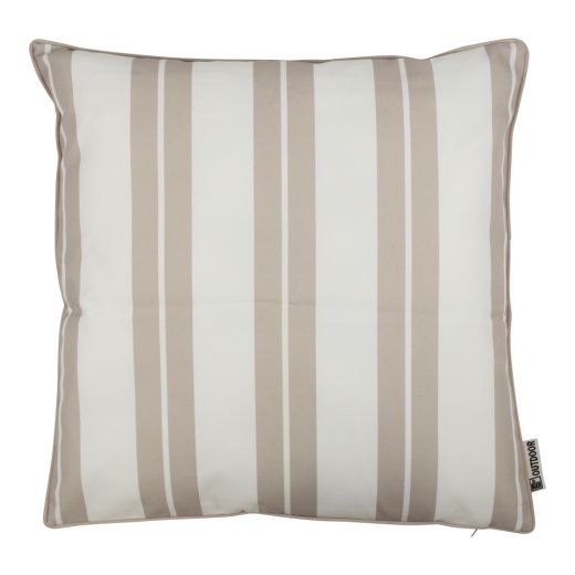 St. Raphael Stripe kussen beige 47x47cm 