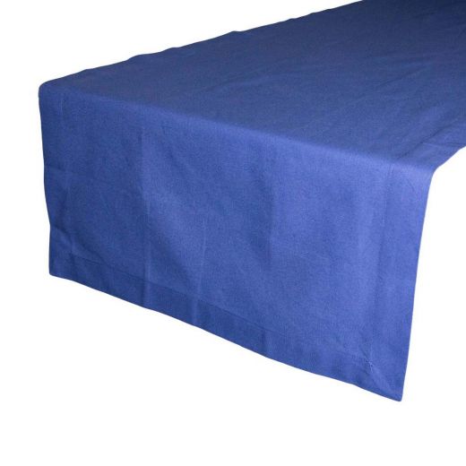 Delfts bleu Solide Chemin de table 50x140cm 