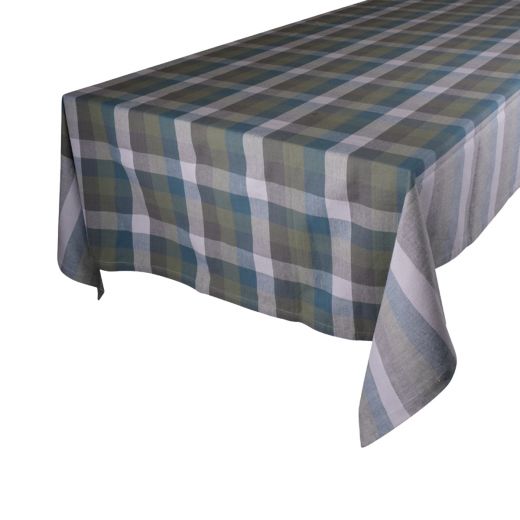 Broad Check Tablecloth Textile multi 140x300cm 