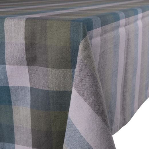 Broad Check Tablecloth Textile multi 140x300cm 