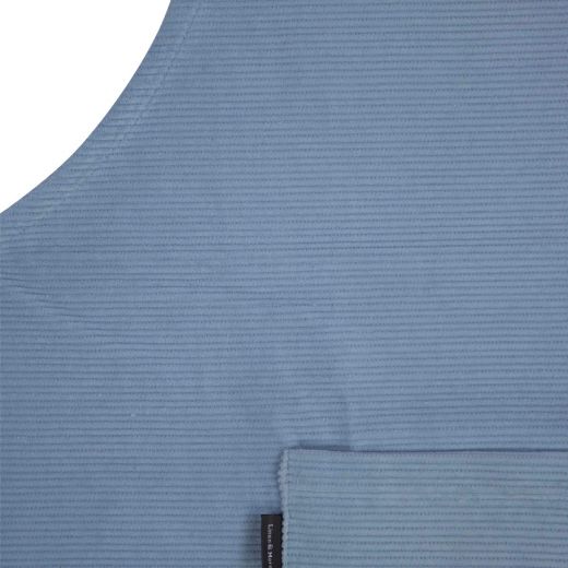 Corduroy schort blauw 75x90cm