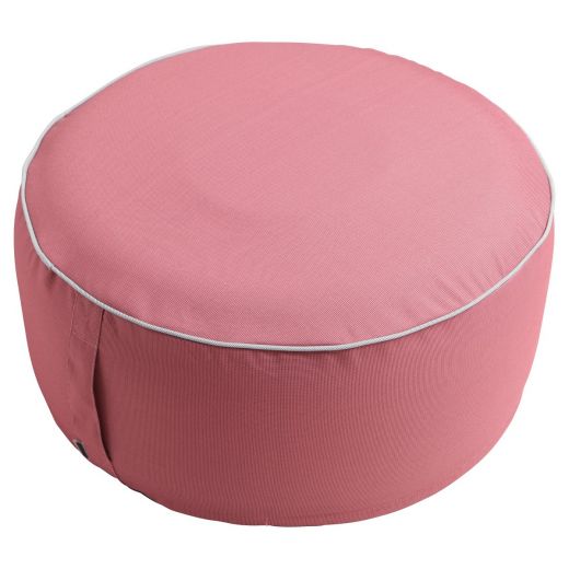 St. Maxime Outdoor pink Pouf 55 round x 25 cm high