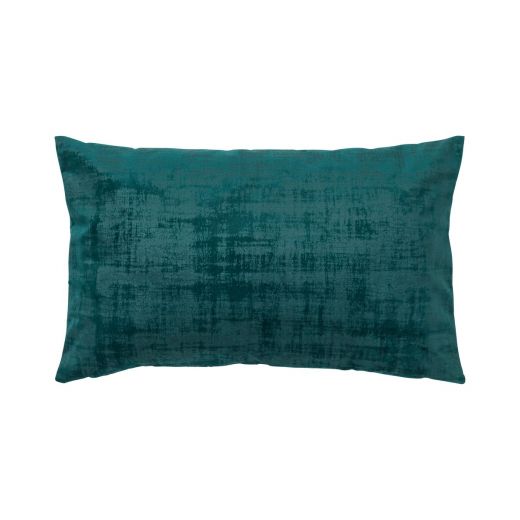 Vintage Velvet dark turquoise cushion 30 cm x 50 cm