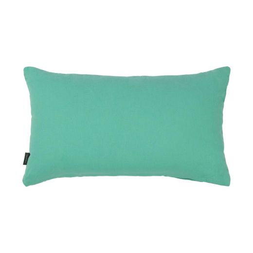 Flannel aqua green Cushion 30 x 50 cm