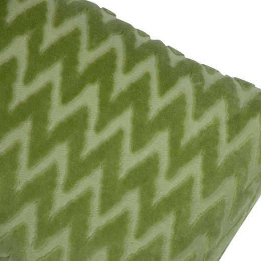 Cleo Kussen chevron groen 30x50cm