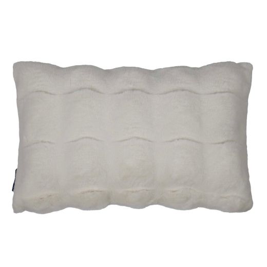 Wave coussin blanc casse 30x50cm