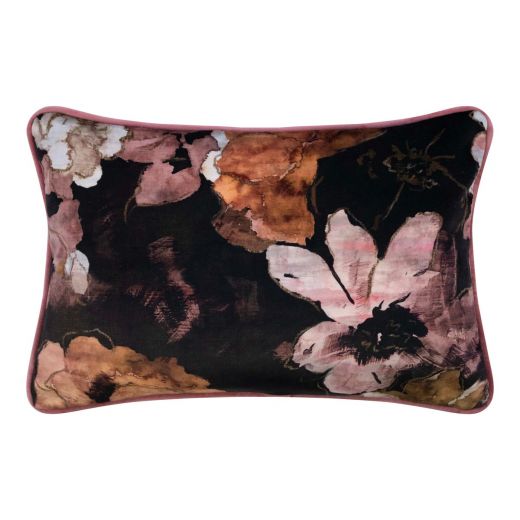 Joka coussin noir/rose 30x50 cm