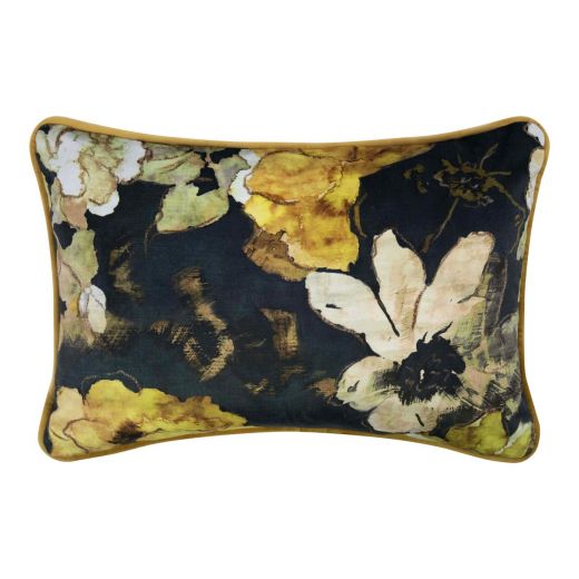 Joka coussin noir/jaune 30x50 cm