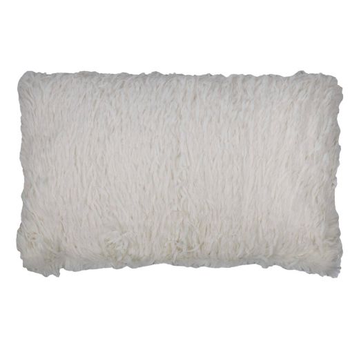 Feather coussin blanc casse 40x60cm