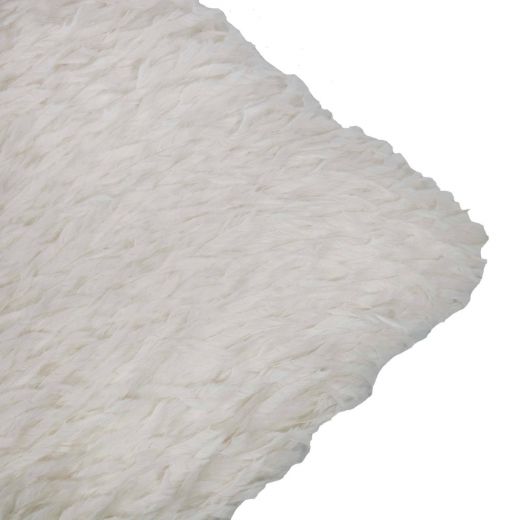 Feather coussin blanc casse 40x60cm