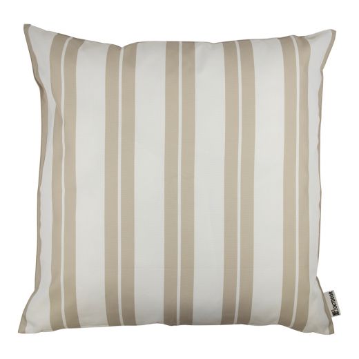 St. Raphael Stripe Outdoor kussen beige 60x60cm 